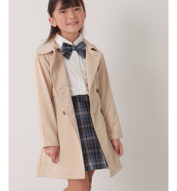 ikka kids「サイドプリーツゆるトレンチコート（120~160cm）」|その他|
