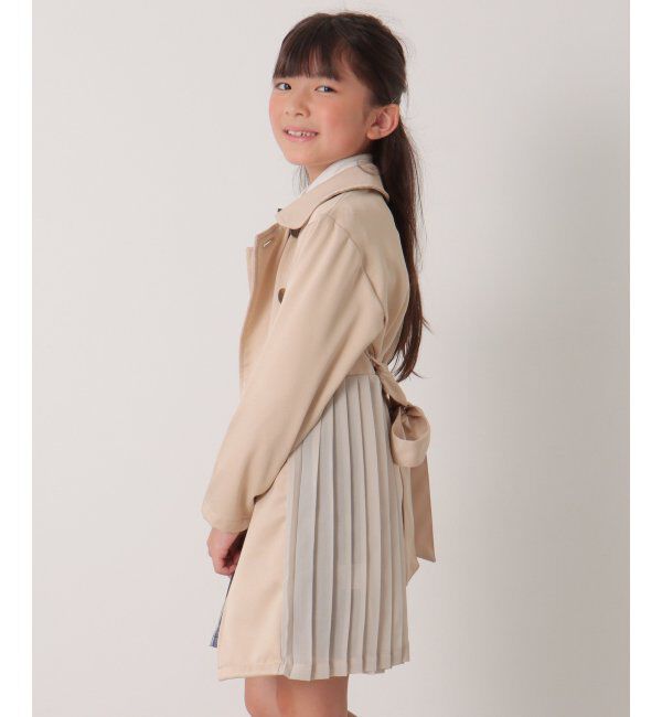 ikka kids「サイドプリーツゆるトレンチコート（120~160cm）」|その他|