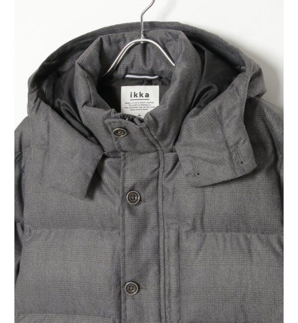 ikka「sorona(R)ウールライクフードブルゾン」|ブルゾン・スタジャン|