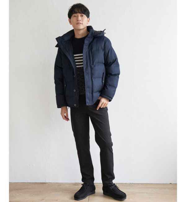 ikka「sorona(R)ウールライクフードブルゾン」|ブルゾン・スタジャン|