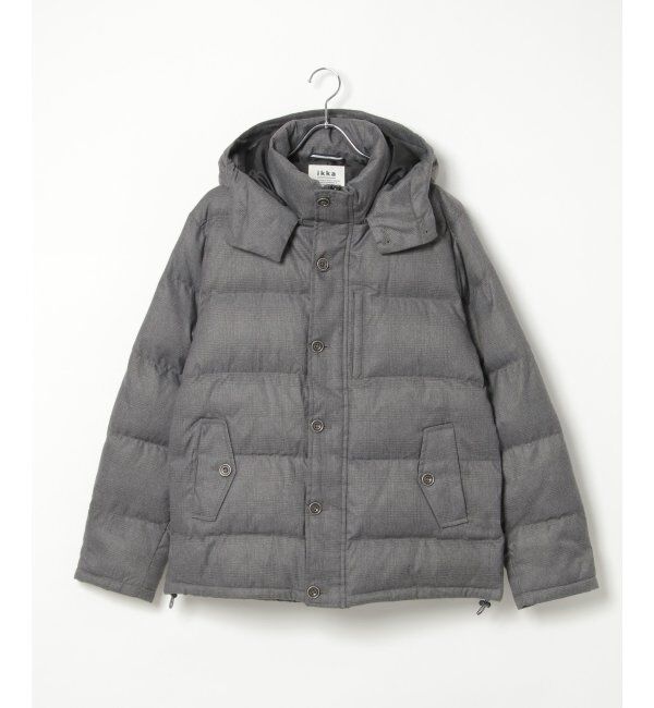 ikka「sorona(R)ウールライクフードブルゾン」|ブルゾン・スタジャン|