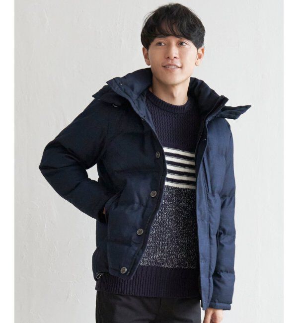 ikka「sorona(R)ウールライクフードブルゾン」|ブルゾン・スタジャン|