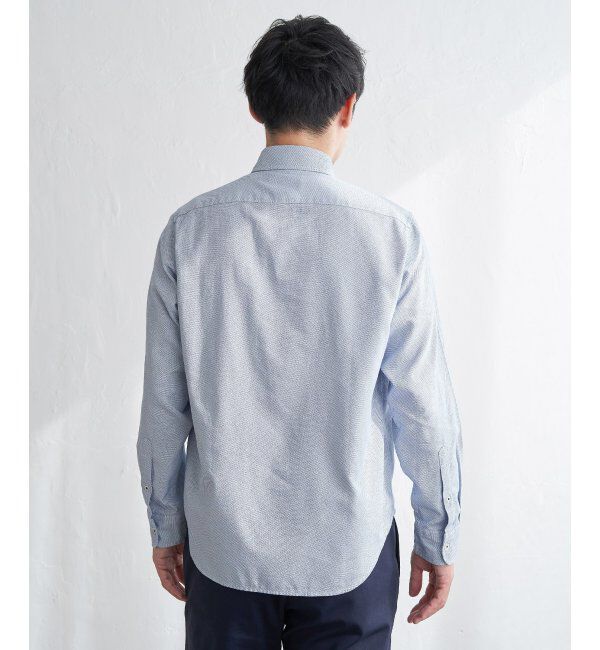 IKKA LOUNGE「デニムライクスイスカラーシャツ」|シャツ・ブラウス|