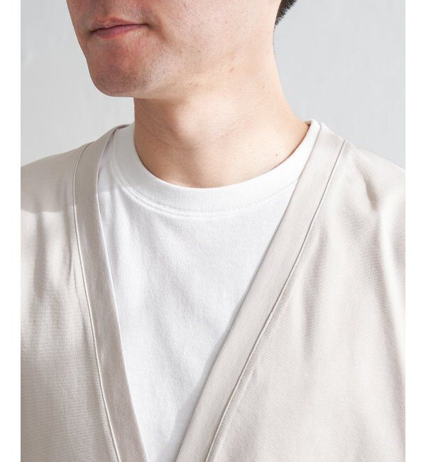 ikka「【接触冷感／抗菌防臭】GOKUラクセイケツ8分袖カーディガン」|カーディガン|