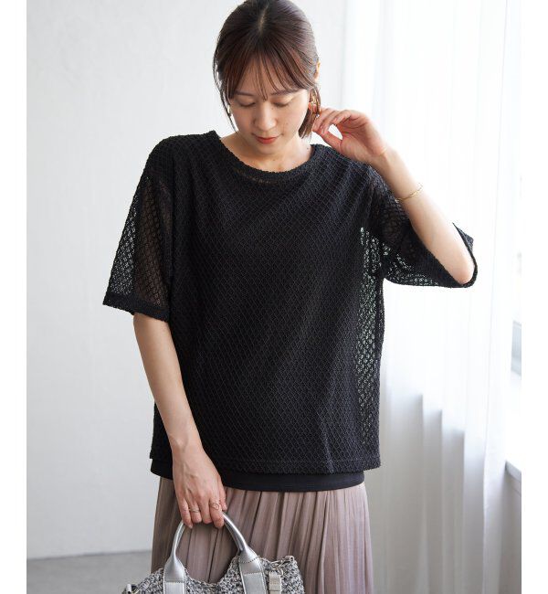 ikka「【2点セット】レースアンサンブルプルオーバー」|その他|