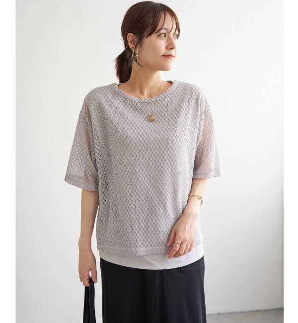 ikka「【2点セット】レースアンサンブルプルオーバー」|その他|