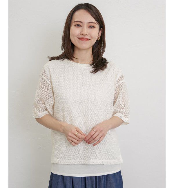 ikka「【2点セット】レースアンサンブルプルオーバー」|その他|