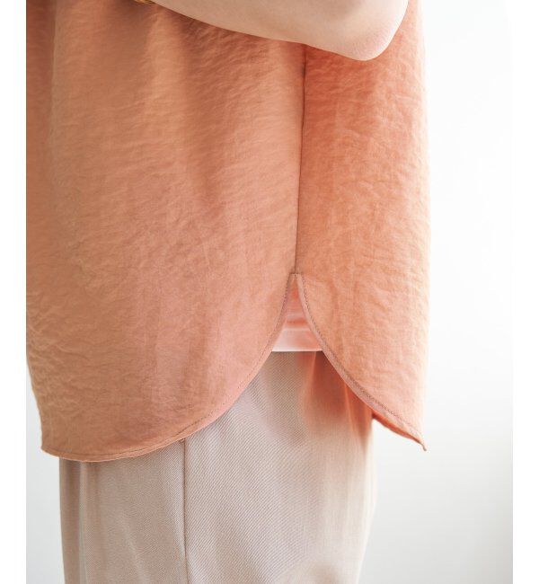 ikka「襟フリル2WAY半袖ブラウス」|シャツ・ブラウス|