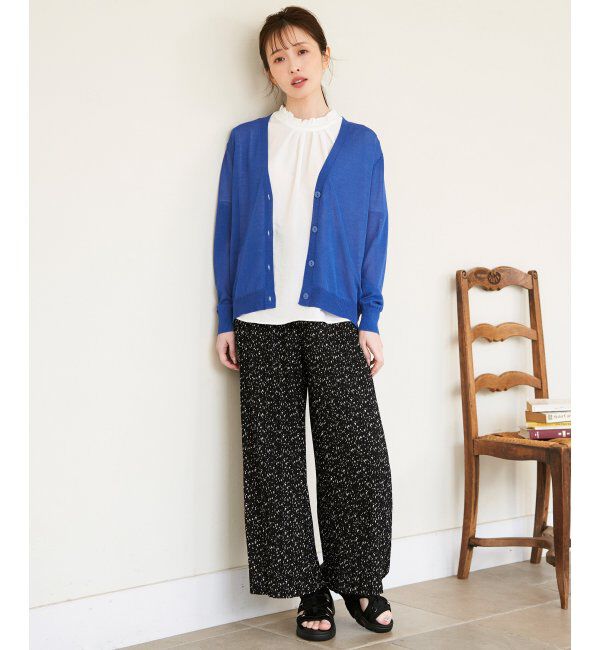 ikka「襟フリル2WAY半袖ブラウス」|シャツ・ブラウス|