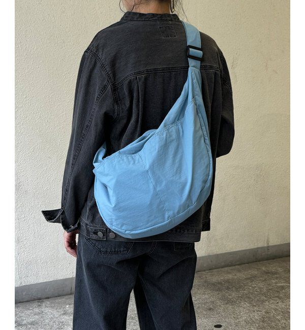 Lbc with Life「ハーフムーンビッグショルダーバッグ」|その他|ミディブルー