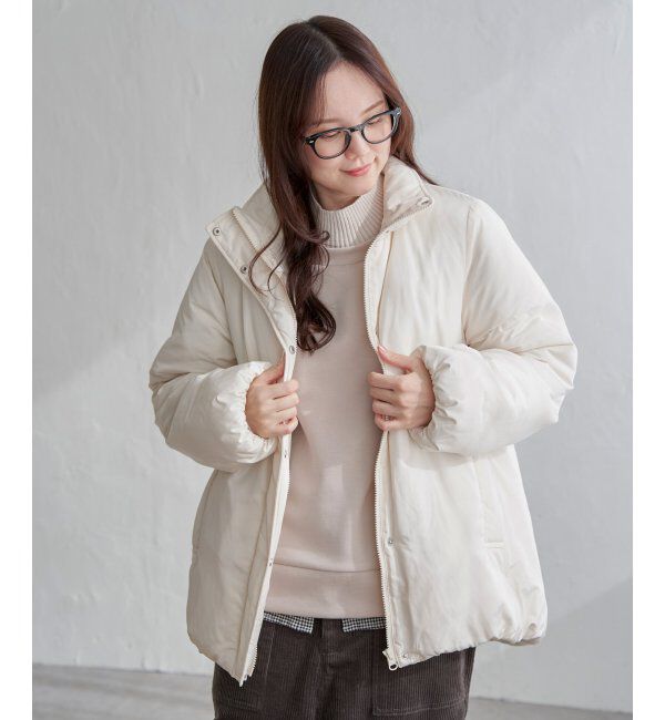 Lbc with Life「スタンドネック中綿ブルゾン」|ブルゾン・スタジャン|