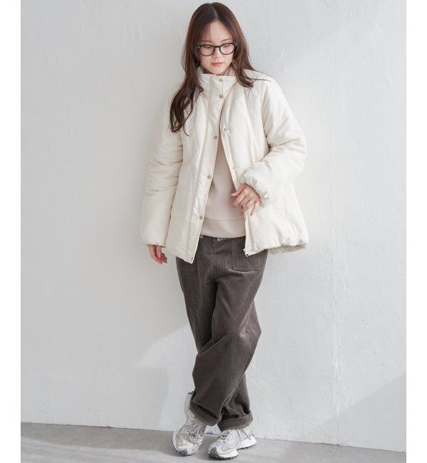 Lbc with Life「スタンドネック中綿ブルゾン」|ブルゾン・スタジャン|