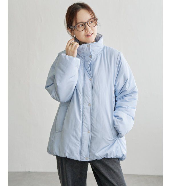 Lbc with Life「スタンドネック中綿ブルゾン」|ブルゾン・スタジャン|