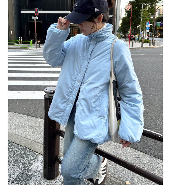 Lbc with Life「スタンドネック中綿ブルゾン」|ブルゾン・スタジャン|