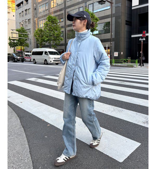 Lbc with Life「スタンドネック中綿ブルゾン」|ブルゾン・スタジャン|