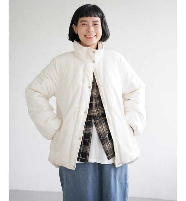 Lbc with Life「スタンドネック中綿ブルゾン」|ブルゾン・スタジャン|