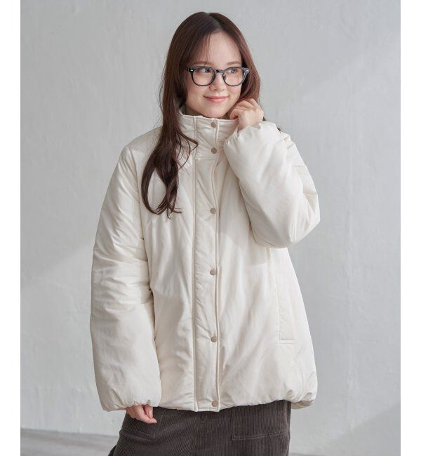 Lbc with Life「スタンドネック中綿ブルゾン」|ブルゾン・スタジャン|