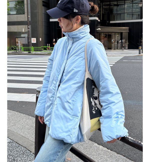 Lbc with Life「スタンドネック中綿ブルゾン」|ブルゾン・スタジャン|