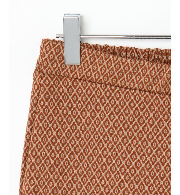 VENCE share style「ラメジャカードフレアパンツ」|デニム|