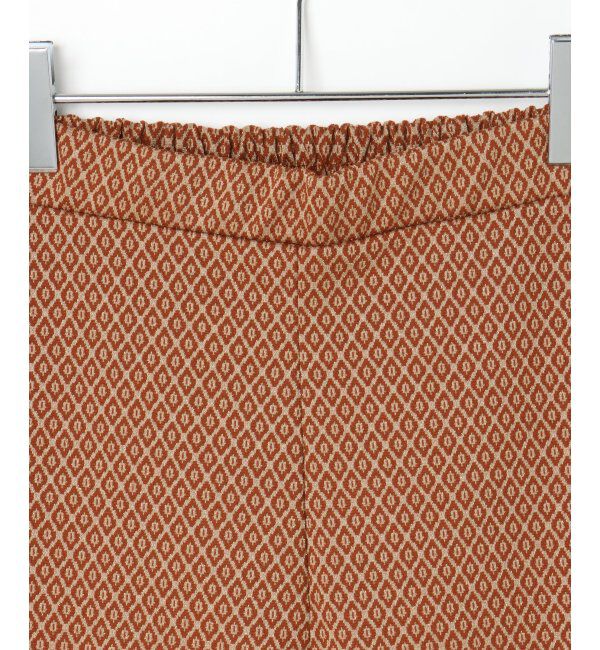 VENCE share style「ラメジャカードフレアパンツ」|デニム|