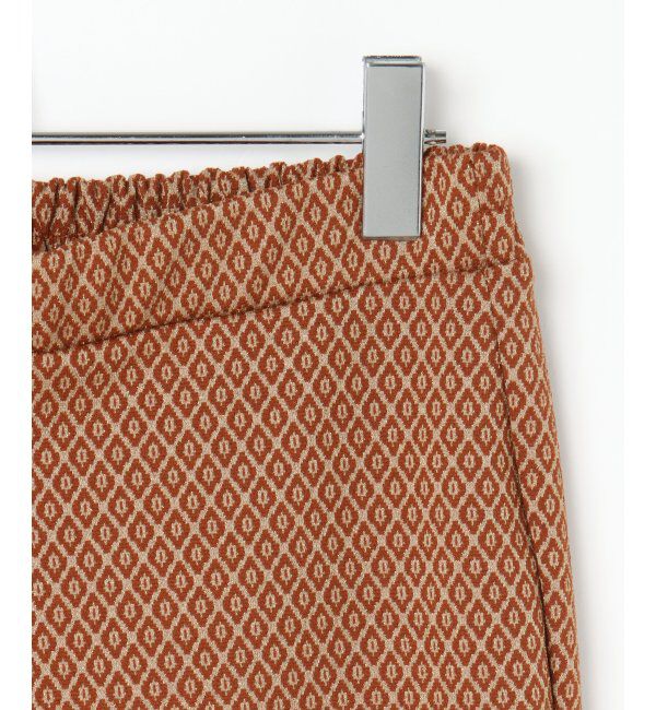 VENCE share style「ラメジャカードフレアパンツ」|デニム|