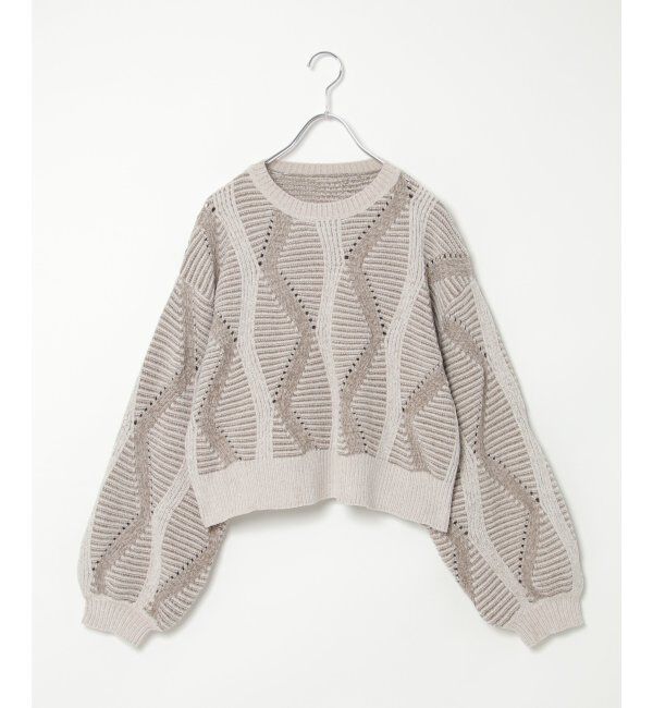 VENCE share style「モールジャガードニットプルオーバー」|ニット・セーター|