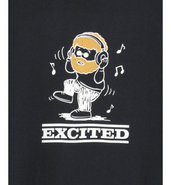 VENCE share style「ヒゲ発泡キャラプリントTシャツ」|Tシャツ・カットソー|