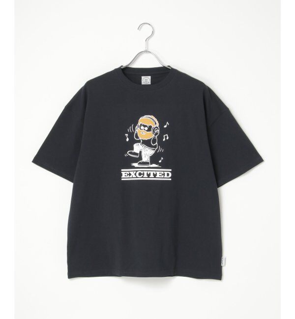VENCE share style「ヒゲ発泡キャラプリントTシャツ」|Tシャツ・カットソー|