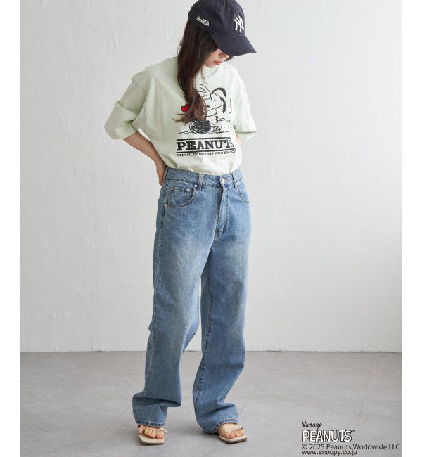 VENCE share style「PEANUTS ピーナッツ SNOOPY スヌーピー TP ヴィンテージハートフルT」|Tシャツ・カットソー|