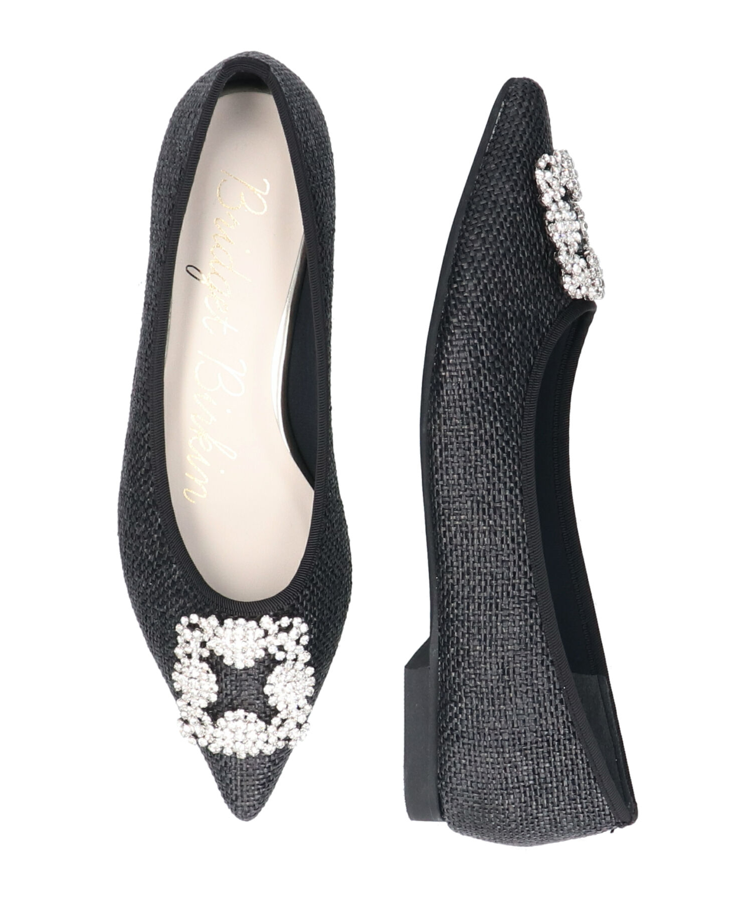 Bridget Birkin「【Bridget Birkin】ビジューポインテッドトゥバレエシューズ(551524)」|パンプス|