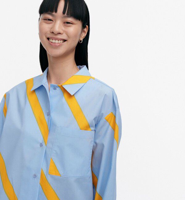 Marimekko「【オンラインストア限定】Heili Basso / Laila Gohar for Marimekko パジャマシャツ」|シャツ・ブラウス|