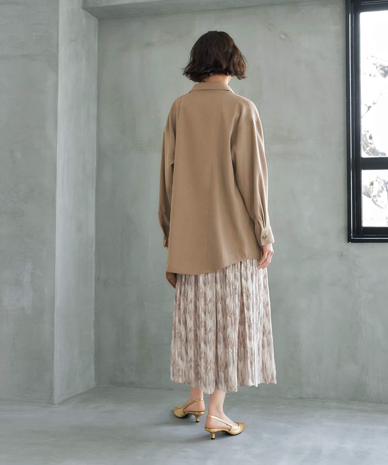 STYLE DELI「凹凸生地のシャツジャケット」|その他|