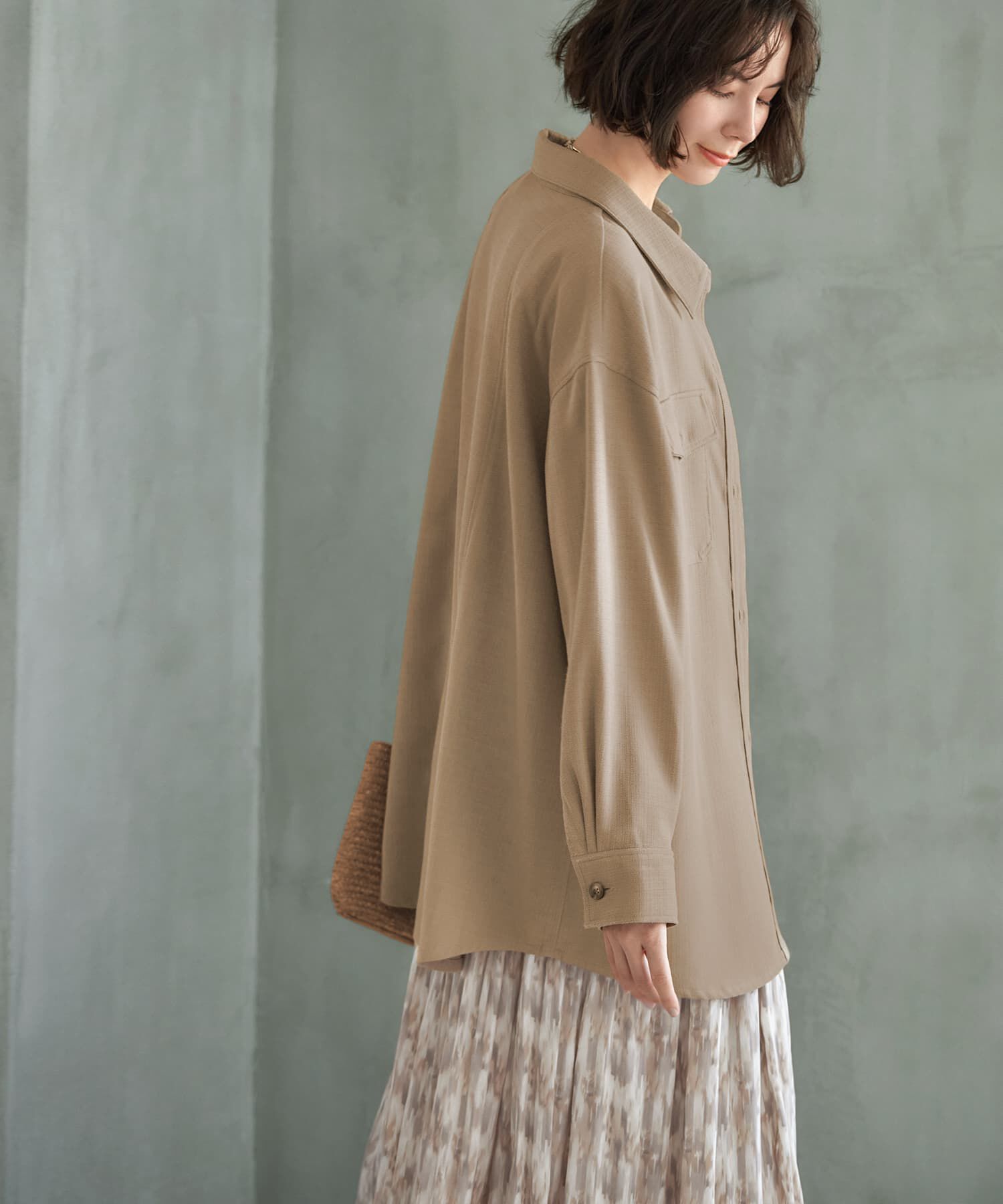 STYLE DELI「凹凸生地のシャツジャケット」|その他|