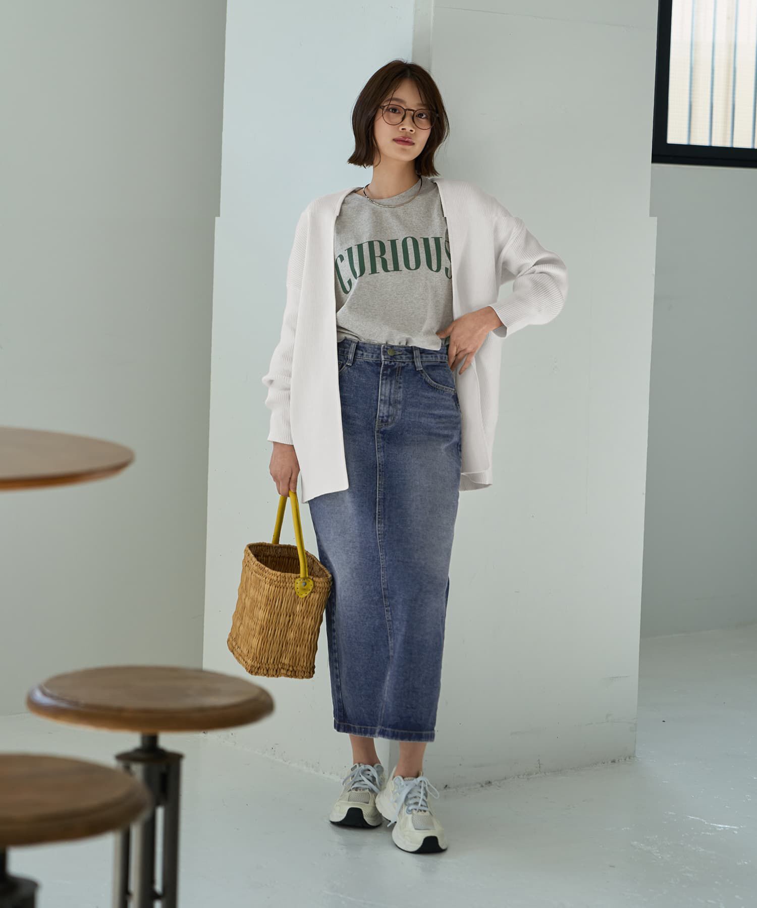 STYLE DELI「リブ編み羽織りカーディガン」|カーディガン|