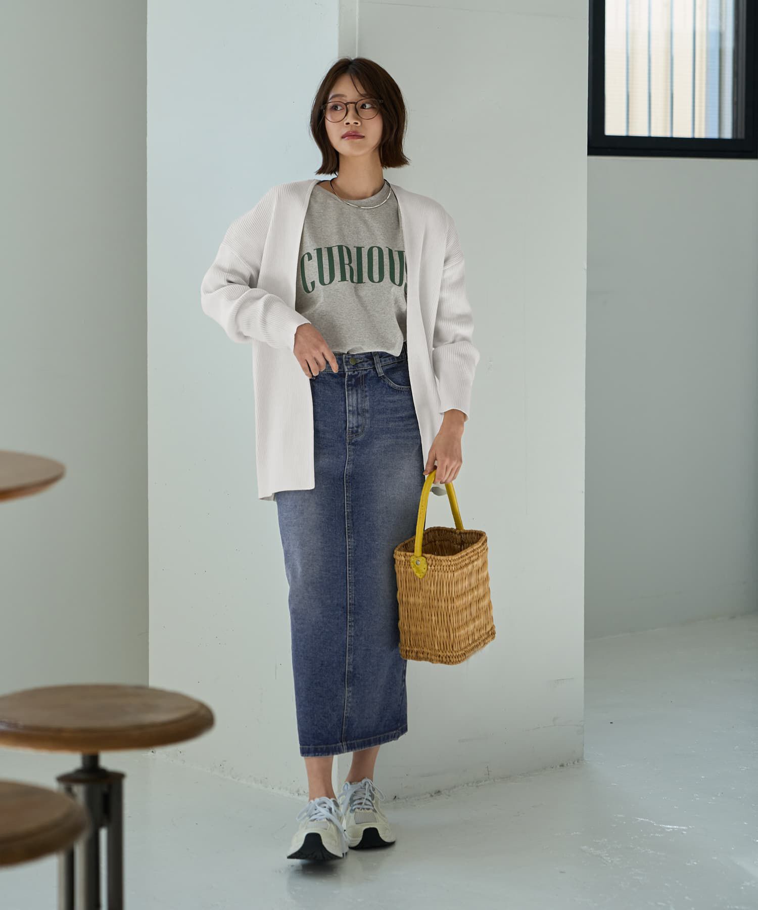 STYLE DELI「リブ編み羽織りカーディガン」|カーディガン|