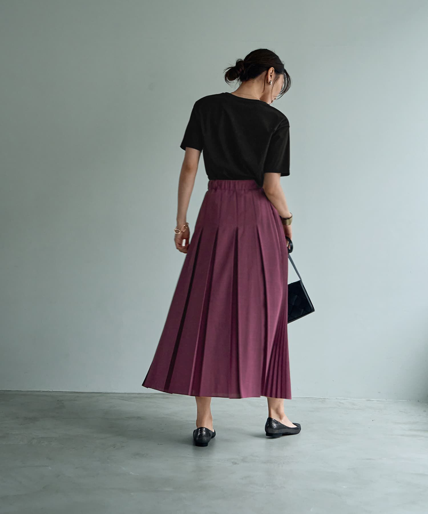 STYLE DELI「【ものづくりJAPAN】DIORAMAシルキースムース／VネックT」|Tシャツ・カットソー|