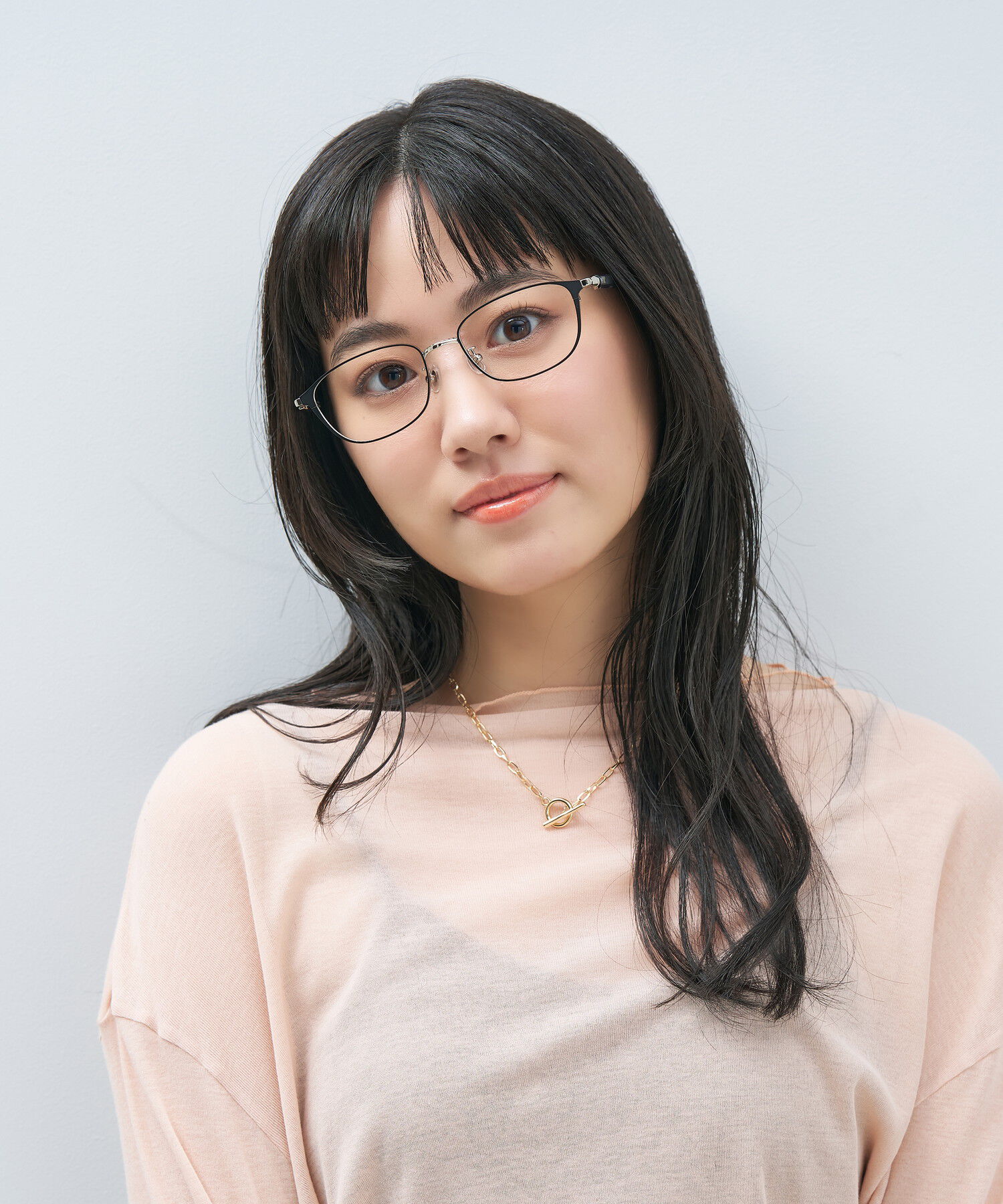  「ウェリントン型 メガネ｜上品で高級感のある 大人可愛いメガネ フェミニン レンズ交換券付き STANDARD MUSE」|メガネ|