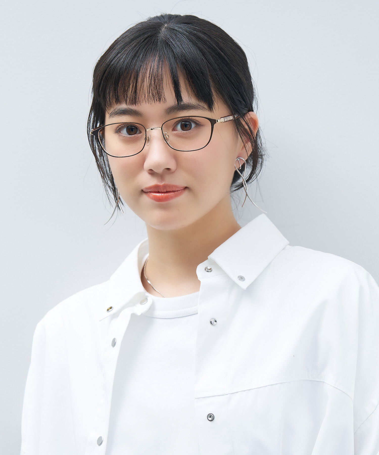  「ウェリントン型 メガネ｜上品で高級感のある 大人可愛いメガネ フェミニン レンズ交換券付き STANDARD MUSE」|メガネ|