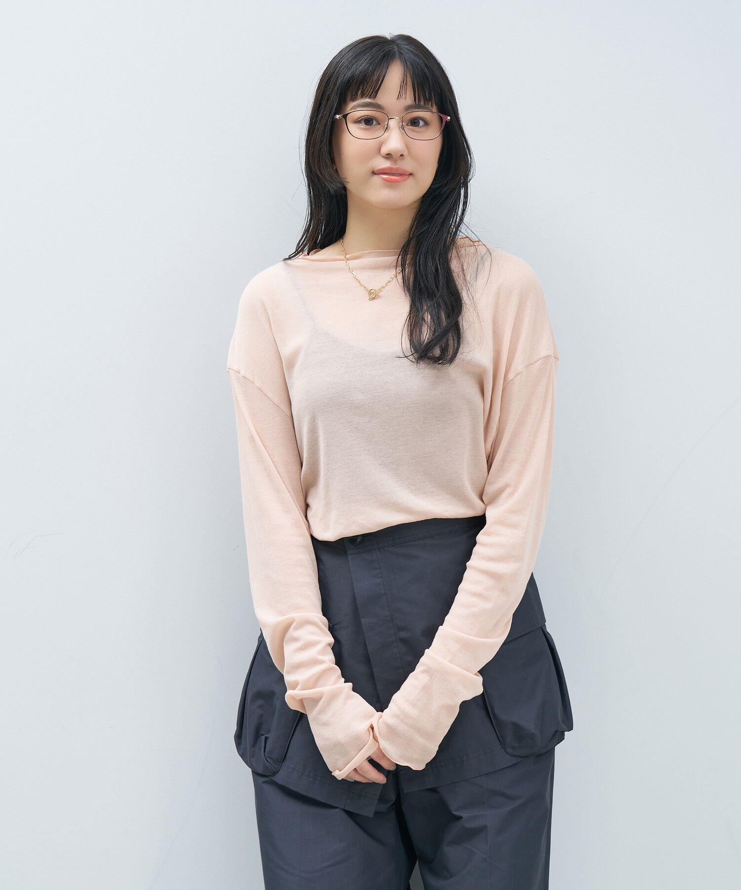  「ウェリントン型 メガネ｜上品で高級感のある 大人可愛いメガネ フェミニン レンズ交換券付き STANDARD MUSE」|メガネ|