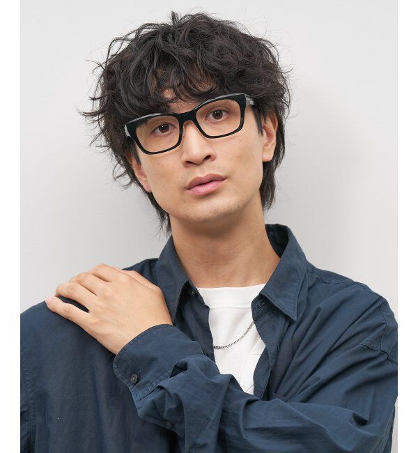  「ウェリントン型メガネ｜ビジネス｜Zoff｜SMART REGULAR CALRO レンズ交換券付」|メガネ|