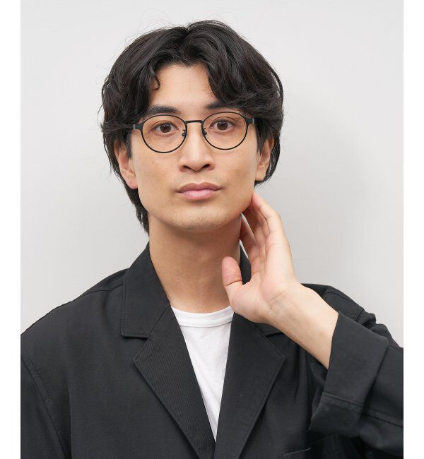  「ボストン型 メガネ 大人可愛い オフィスカジュアル /TRAD PATTERNS  レンズ交換券付」|メガネ|