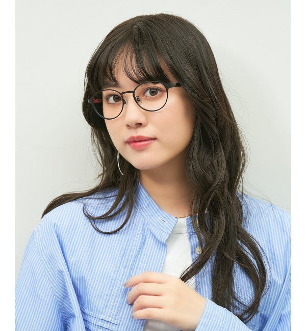  「ボストン型 メガネ 大人可愛い オフィスカジュアル /TRAD PATTERNS  レンズ交換券付」|メガネ|