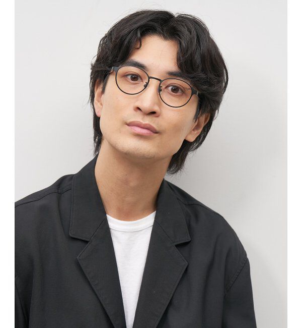  「ボストン型 メガネ 大人可愛い オフィスカジュアル /TRAD PATTERNS  レンズ交換券付」|メガネ|