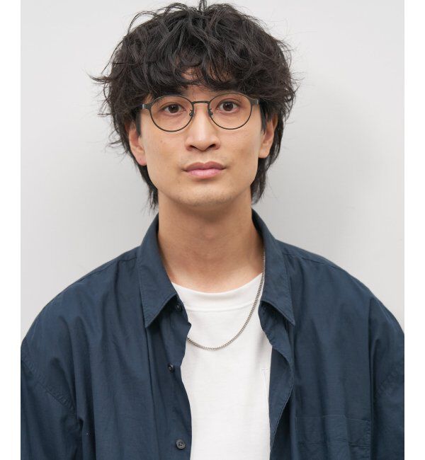  「ボストン型 メガネ 大人可愛い オフィスカジュアル /TRAD PATTERNS  レンズ交換券付」|メガネ|