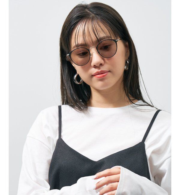  「ボストン型 サングラス｜UNITED ARROWS カラーレンズ UVカット 紫外線対策 ユナイテッドアローズ」|サングラス|