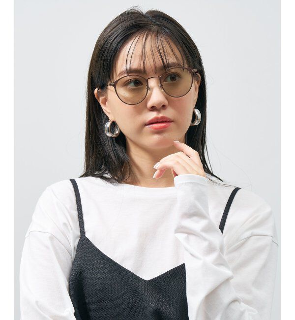  「ボストン型 サングラス｜UNITED ARROWS カラーレンズ UVカット 紫外線対策 ユナイテッドアローズ」|サングラス|