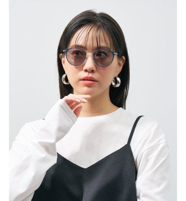  「ボストン型 サングラス｜UNITED ARROWS カラーレンズ UVカット 紫外線対策 ユナイテッドアローズ」|サングラス|