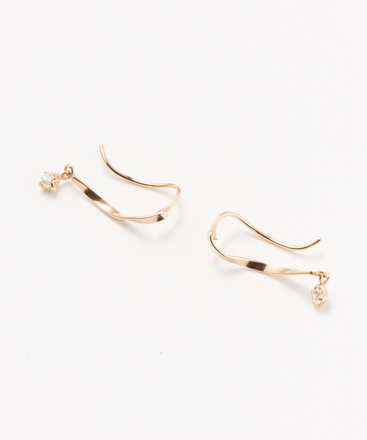 Phoebe「【K10】スウィングビジューピアス&イヤリング/BOX付き」|ピアス|