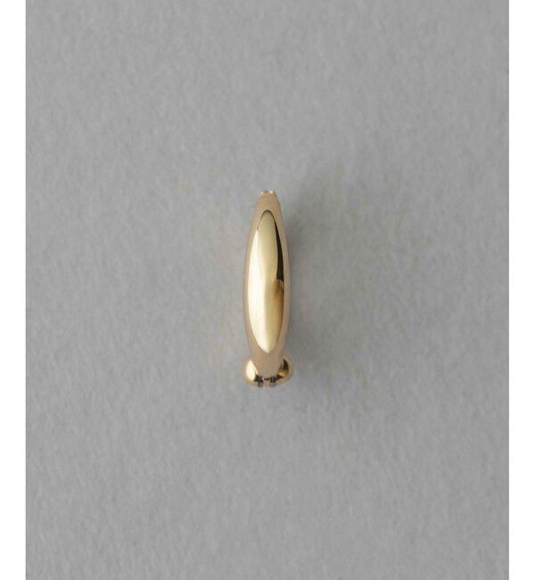 ete「K10YG ダイヤモンド ハグカフ リバーシブル」|イヤーカフ|