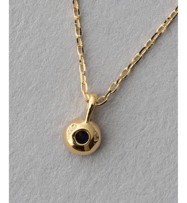 ete「K18YG フルール ネックレス（誕生石 5・7・9月）」|ネックレス|